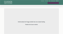 Desktop Screenshot of cloggs.co.uk